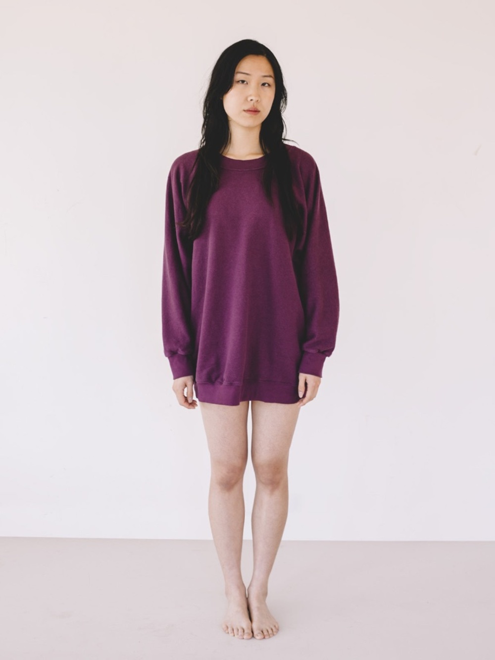Aliya Wanek Sweatshirt in  Plum - Picture 5 of 5